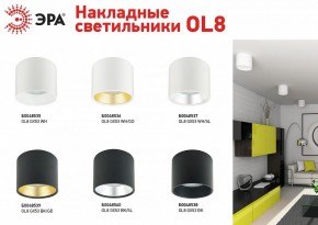 Накладной светильник Эра OL8 GX53 BK Б0048538 в Магнитогорске - magnitogorsk.ok-mebel.com | фото 2