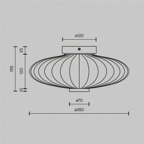 Накладной светильник Maytoni Amulet MOD555WL-L4G3K в Магнитогорске - magnitogorsk.ok-mebel.com | фото 4