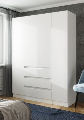 ПАРУС Шкаф 4-х ств. 1600 (белый) в Магнитогорске - magnitogorsk.ok-mebel.com | фото