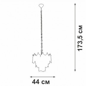 Подвесная люстра Vitaluce V58120 V58120-8/5 в Магнитогорске - magnitogorsk.ok-mebel.com | фото 3