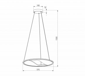 Подвесной светильник Eurosvet Occhio 40027/1 LED серый в Магнитогорске - magnitogorsk.ok-mebel.com | фото 5