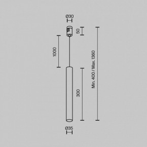 Подвесной светильник Maytoni Focus Led TR155-1-5W3K-BS в Магнитогорске - magnitogorsk.ok-mebel.com | фото 4