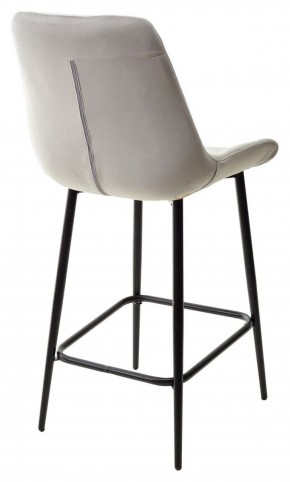 Полубарный стул ХОФМАН, цвет H-09 Светло-серый, велюр / черный каркас H=63cm М-City в Магнитогорске - magnitogorsk.ok-mebel.com | фото 6