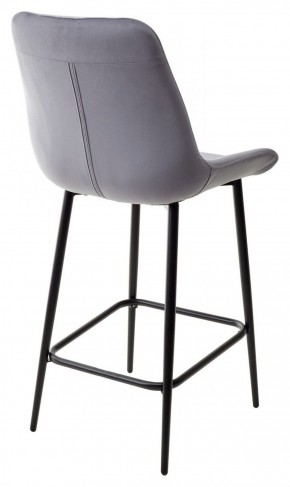 Полубарный стул ХОФМАН, цвет H-14 Серый, велюр / черный каркас H=63cm М-City в Магнитогорске - magnitogorsk.ok-mebel.com | фото 5