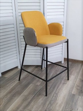 Полубарный стул NYX (H=65cm) VF106 желтый / VF120 серый М-City в Магнитогорске - magnitogorsk.ok-mebel.com | фото 3