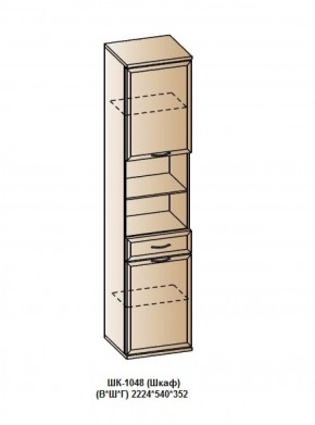 ШК-1048 (Шкаф) в Магнитогорске - magnitogorsk.ok-mebel.com | фото