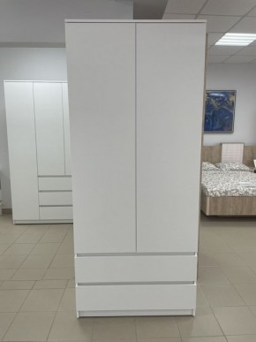 Шкаф 2-ств. с 2 ящиками "Бьянко" в Магнитогорске - magnitogorsk.ok-mebel.com | фото 3