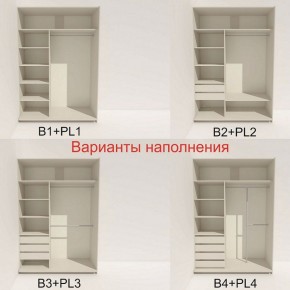 Шкаф-купе 1600 серии SOFT D1+D3+B2+PL1 (2 ящика+1штанга) профиль «Графит» в Магнитогорске - magnitogorsk.ok-mebel.com | фото 5