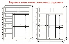 Шкаф-купе 1800 серии SOFT D1+D3+B2+PL1 (2 ящика+1штанга) профиль «Графит» в Магнитогорске - magnitogorsk.ok-mebel.com | фото 7