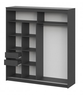 Шкаф-купе ШКП 3 МАКС (2000) Графит серый в Магнитогорске - magnitogorsk.ok-mebel.com | фото 3