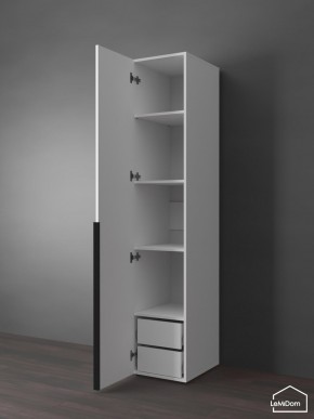 Шкаф Linnea MHR-1-4 2050х400х510 (Белый-М 11.1.1) в Магнитогорске - magnitogorsk.ok-mebel.com | фото 5