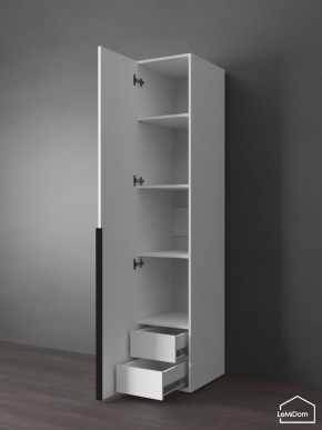 Шкаф Linnea MHR-1-4 2050х400х510 (Белый-М 11.1.1) в Магнитогорске - magnitogorsk.ok-mebel.com | фото 6