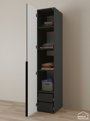 Шкаф Linnea MHR-1-4 2050х400х510 (Графит-М 11.1.25) в Магнитогорске - magnitogorsk.ok-mebel.com | фото 5