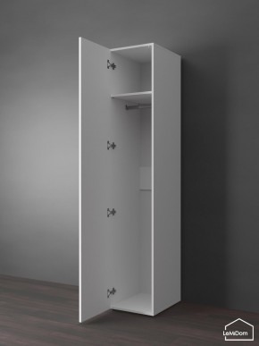 Шкаф Linnea MHR-1PO 2050х400х510 (Белый-М 11.1.1) в Магнитогорске - magnitogorsk.ok-mebel.com | фото 4