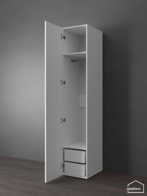 Шкаф Linnea MHR-1PO-3 2050х400х510 (Белый-М 11.1.2) в Магнитогорске - magnitogorsk.ok-mebel.com | фото 4