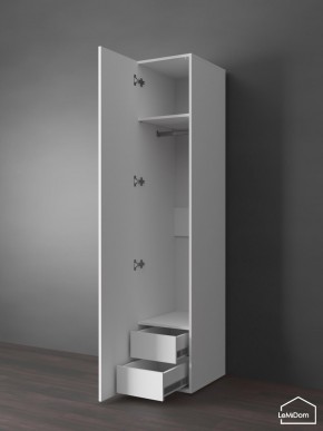 Шкаф Linnea MHR-1PO-3 2050х400х510 (Белый-М 11.1.2) в Магнитогорске - magnitogorsk.ok-mebel.com | фото 5