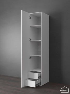 Шкаф Linnea MHR-1PO-4 2050х400х510 (Белый-М 11.1.2) в Магнитогорске - magnitogorsk.ok-mebel.com | фото 4