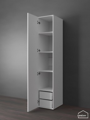 Шкаф Linnea MHR-1PO-4 2050х400х510 (Белый-М 11.1.2) в Магнитогорске - magnitogorsk.ok-mebel.com | фото 5