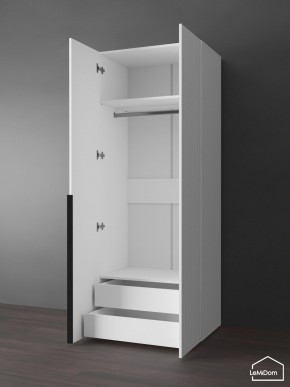 Шкаф Linnea MHR-2-3 2050х800х510 (Белый-М 11.1.2) в Магнитогорске - magnitogorsk.ok-mebel.com | фото 5
