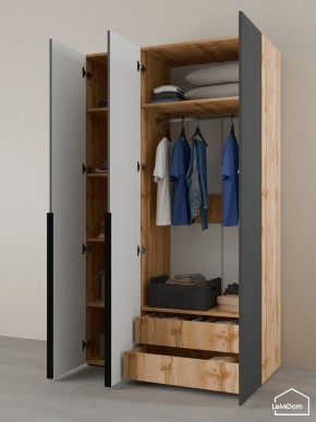 Шкаф Linnea MHR-3-2 2050х1200х510 (ДВ-М 11.1.25) в Магнитогорске - magnitogorsk.ok-mebel.com | фото 6