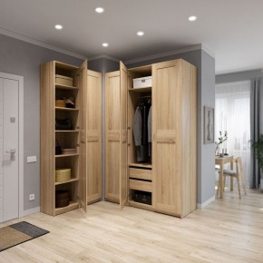 Шкаф МАКС однодверный узкий, цвет Дуб Сонома в Магнитогорске - magnitogorsk.ok-mebel.com | фото 4