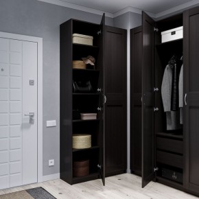 Шкаф МАКС однодверный узкий, цвет Дуб Венге в Магнитогорске - magnitogorsk.ok-mebel.com | фото 4