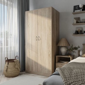 Шкаф ПЕГАС двухдверный, цвет Дуб Сонома в Магнитогорске - magnitogorsk.ok-mebel.com | фото 4