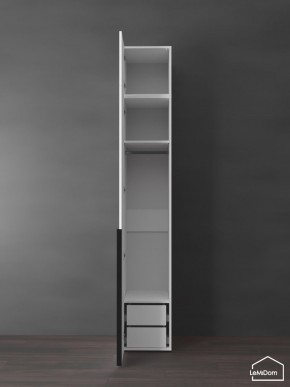 Шкаф с антресолью Linnea MHR-1A-3 2450х400х510 (Белый-М 11.1.1) в Магнитогорске - magnitogorsk.ok-mebel.com | фото 5