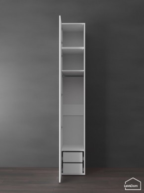 Шкаф с антресолью Linnea MHR-1POA-3 2450х400х510 (Белый-М 11.1.2) в Магнитогорске - magnitogorsk.ok-mebel.com | фото 5