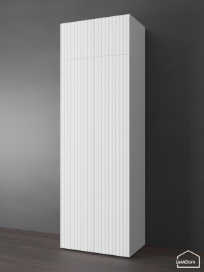 Шкаф с антресолью Linnea MHR-2POA-1 2450х800х510 (Белый-М 11.1.2) в Магнитогорске - magnitogorsk.ok-mebel.com | фото