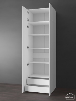 Шкаф с антресолью Linnea MHR-2POA-4 2450х800х510 (Белый-М 11.1.1) в Магнитогорске - magnitogorsk.ok-mebel.com | фото 5