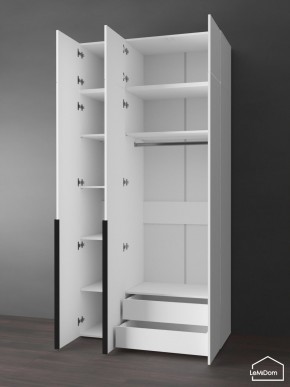 Шкаф с антресолью Linnea MHR-3A-2 2450х1200х510 (Белый-М 11.1.2) в Магнитогорске - magnitogorsk.ok-mebel.com | фото 5