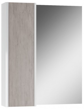 Шкаф-зеркало Uno 60 Дуб серый левый/правый Домино (DU1503HZ) в Магнитогорске - magnitogorsk.ok-mebel.com | фото 2