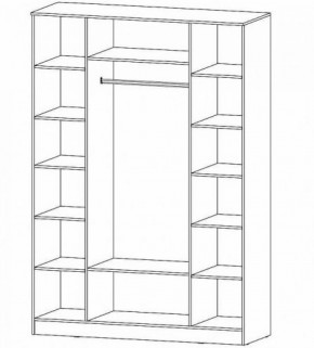 ГАММА Спальный гарнитур (модульный) дуб вотан в Магнитогорске - magnitogorsk.ok-mebel.com | фото 15