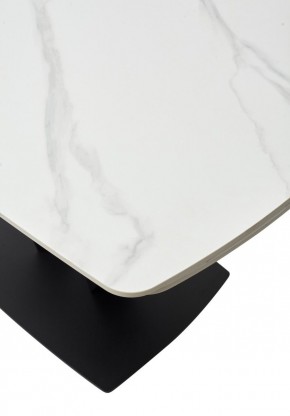 Стол ALATRI 120 MATT WHITE MARBLE SOLID CERAMIC / BLACK, ®DISAUR в Магнитогорске - magnitogorsk.ok-mebel.com | фото 11