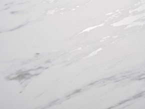Стол BELLUNO 160 MARBLES KL-99 Белый мрамор матовый, итальянская керамика/ белый каркас, ®DISAUR в Магнитогорске - magnitogorsk.ok-mebel.com | фото 9