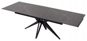 Стол FORIO 160 MATT BLACK MARBLE SOLID CERAMIC / BLACK, ®DISAUR в Магнитогорске - magnitogorsk.ok-mebel.com | фото 5