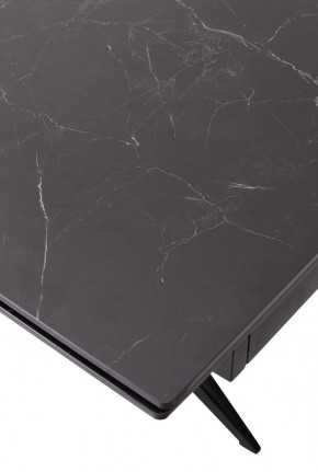 Стол FORIO 160 MATT BLACK MARBLE SOLID CERAMIC / BLACK, ®DISAUR в Магнитогорске - magnitogorsk.ok-mebel.com | фото 9