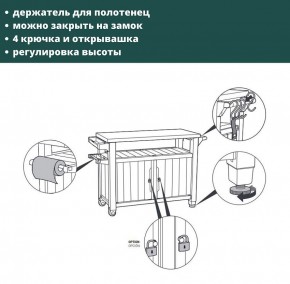 Столик для барбекю 207 Л (Unity XL 207L) в Магнитогорске - magnitogorsk.ok-mebel.com | фото 8