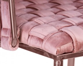 Стул барный DOBRIN EMMA ROSE GOLD, розовый велюр (VF-10) в Магнитогорске - magnitogorsk.ok-mebel.com | фото 7
