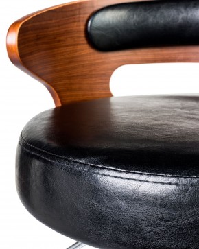 Стул барный DOBRIN FRED BLACK, коричневое дерево, чёрный в Магнитогорске - magnitogorsk.ok-mebel.com | фото 6