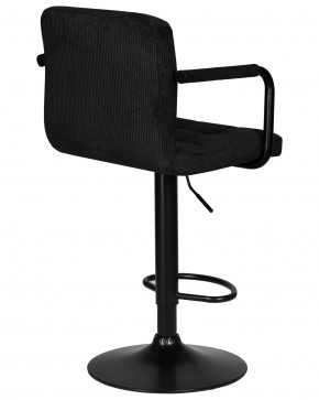 Стул барный DOBRIN KRUGER ARM BLACK, черный вельвет (LAR-E2041-52) в Магнитогорске - magnitogorsk.ok-mebel.com | фото 4
