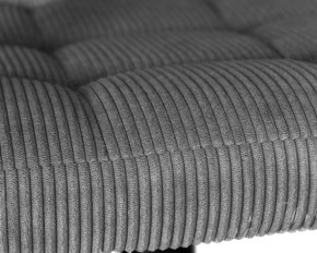 Стул барный DOBRIN KRUGER ARM BLACK, серый вельвет (LAR-E2041-25) в Магнитогорске - magnitogorsk.ok-mebel.com | фото 8