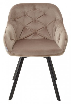 Стул GALE 360 град. поворот. BLUVEL-40 BEIGE, велюр/ черный каркас, М-City в Магнитогорске - magnitogorsk.ok-mebel.com | фото 6