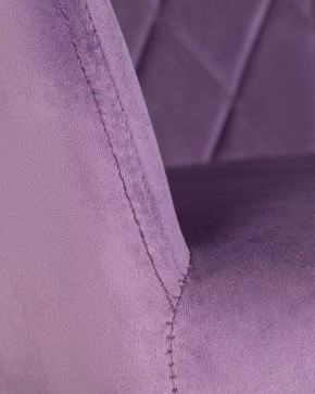 Стул обеденный DOBRIN ROBERT, черные матовые ножки, велюр V108-45 Темно-фиолетовый в Магнитогорске - magnitogorsk.ok-mebel.com | фото 7