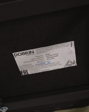 Стул обеденный DOBRIN ROBY, ЭМАЛЬ ЧЕРНЫЙ МУАР велюр Catania Forest в Магнитогорске - magnitogorsk.ok-mebel.com | фото 12