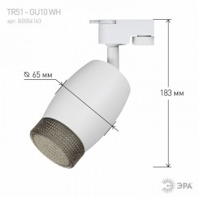 Светильник на штанге Эра  TR51 - GU10 WH в Магнитогорске - magnitogorsk.ok-mebel.com | фото 4