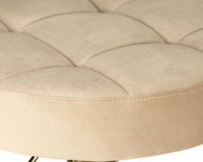 Табурет барный DOBRIN BRUNO GOLD, бежевый велюр (MJ9-10) в Магнитогорске - magnitogorsk.ok-mebel.com | фото