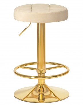 Табурет барный DOBRIN BRUNO GOLD, бежевый велюр (MJ9-10) в Магнитогорске - magnitogorsk.ok-mebel.com | фото 2
