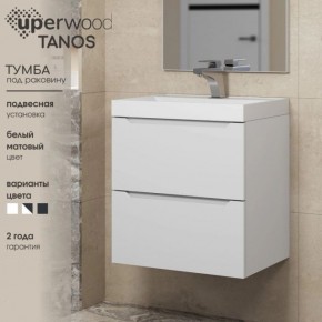 Тумба под раковину Uperwood Tanos 70 см, подвесная, белая матовая в Магнитогорске - magnitogorsk.ok-mebel.com | фото 5